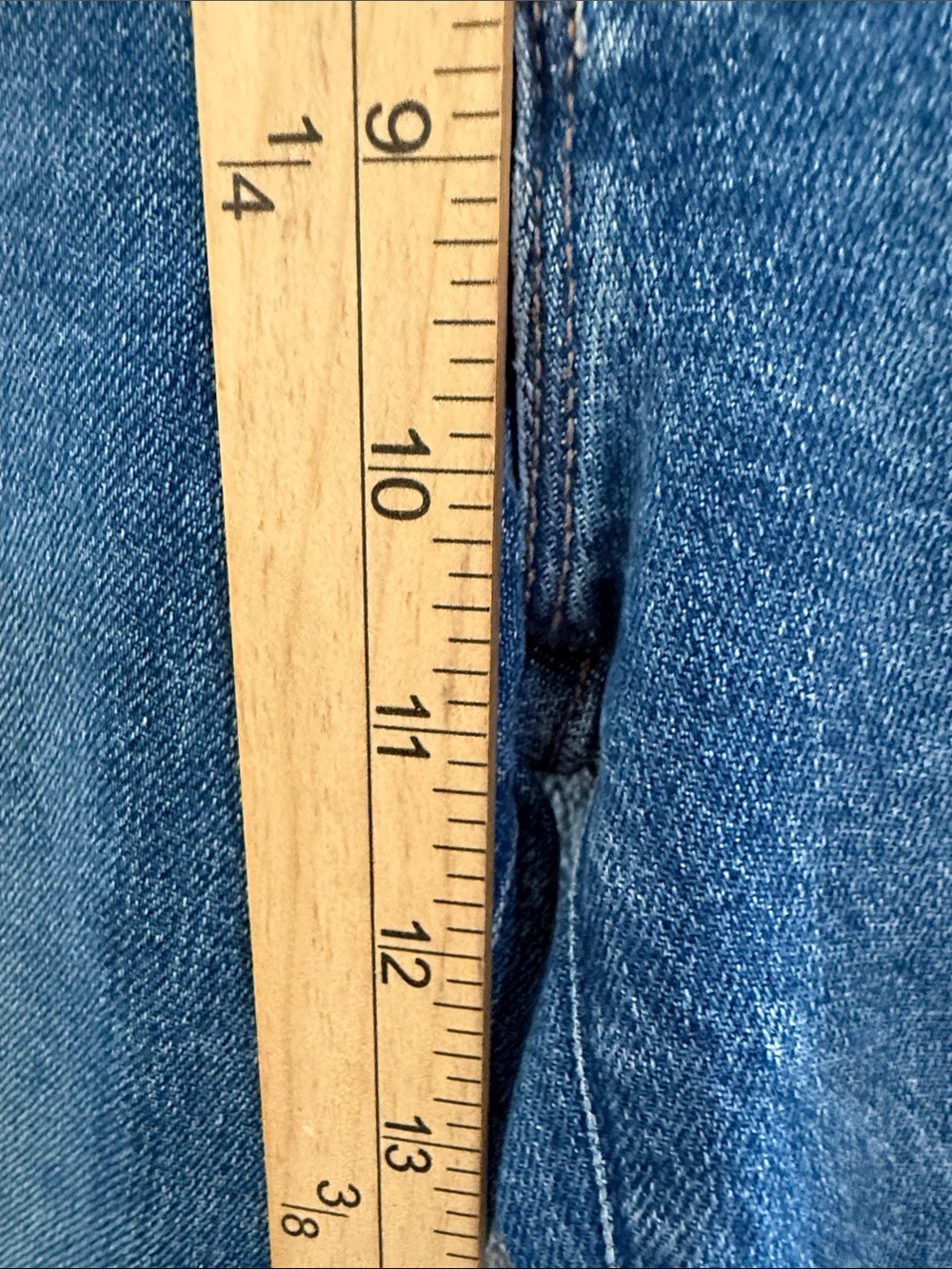 Mother The Stunner Ankle Fray Jeans Womens Size 28 Denim Mid Wash - Picture 12 of 13